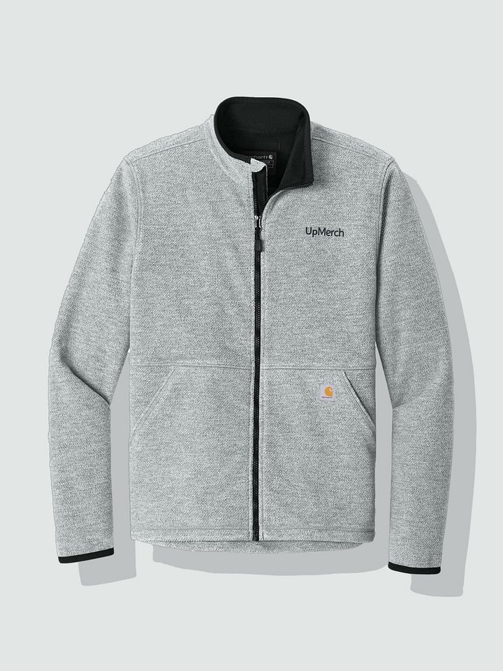 Carhartt® Textured Full-Zip Fleece Jacket product image (1)