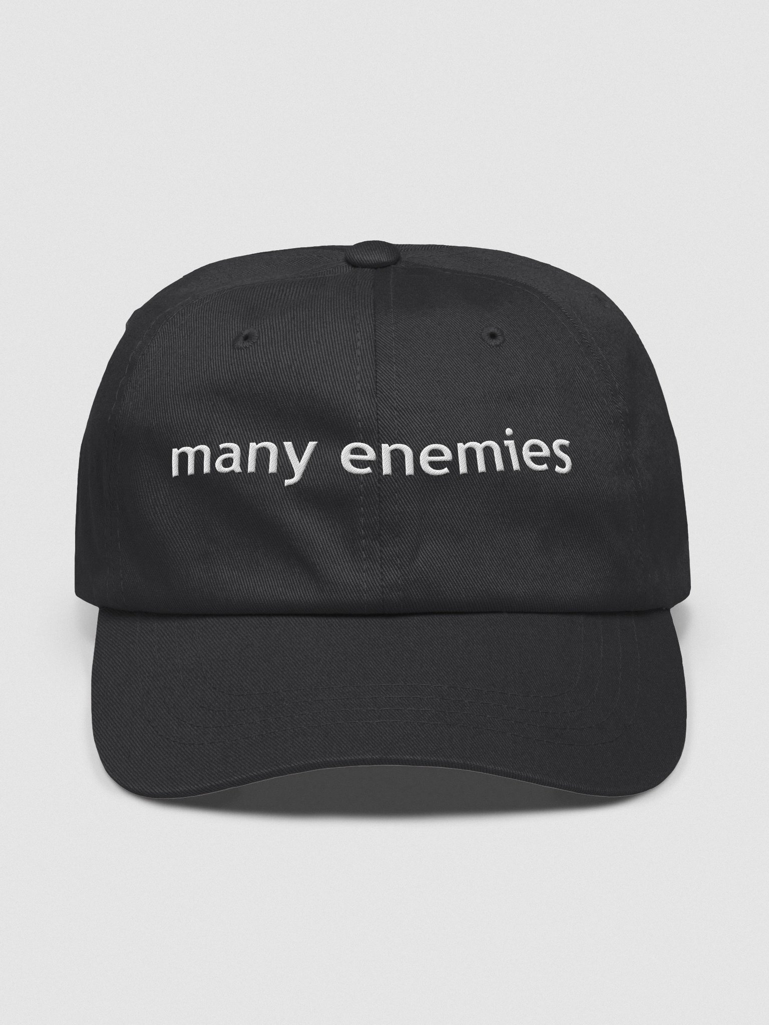 Many Enemies Baseball Cap product image (4)