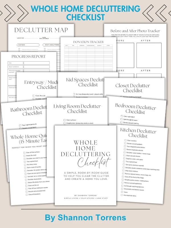 Whole Home Decluttering Checklist product image (1)