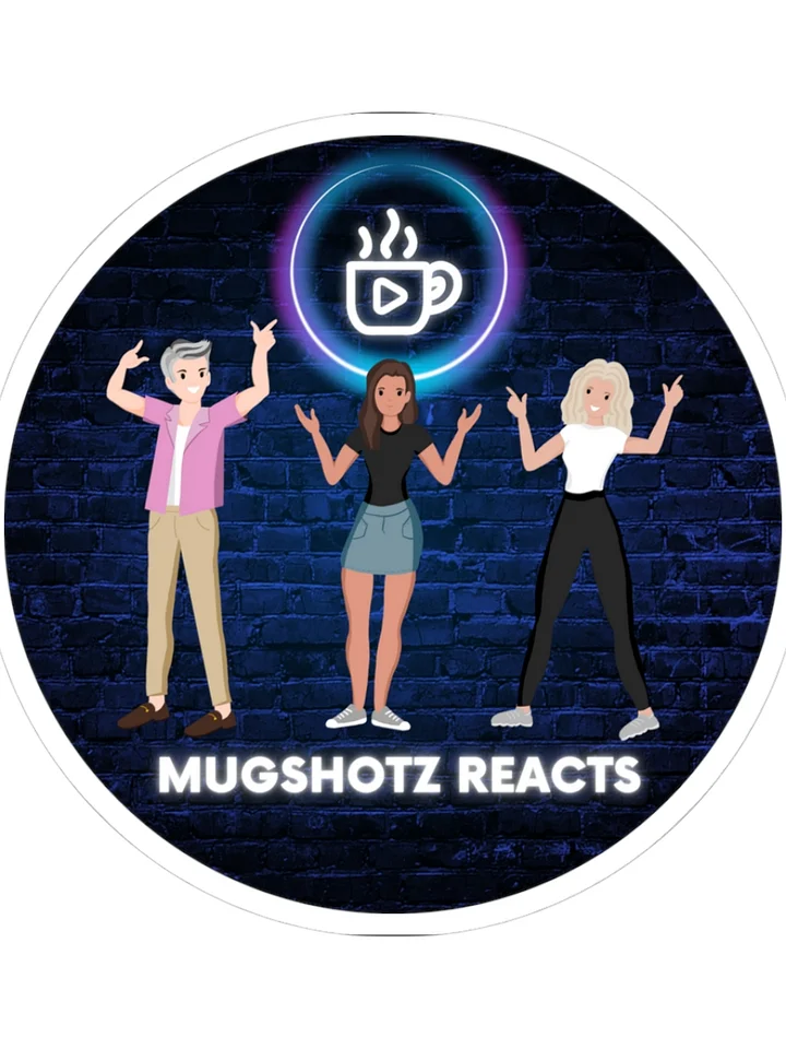 Mugshotz Reacts Cartoon Sticker – Fan Art Vinyl Decal Featuring Stef, Lindsay & Ashley product image (1)