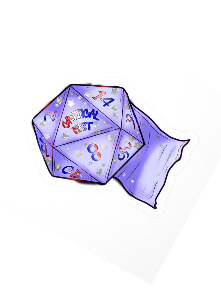 Critical Shit Sticker product image (2)