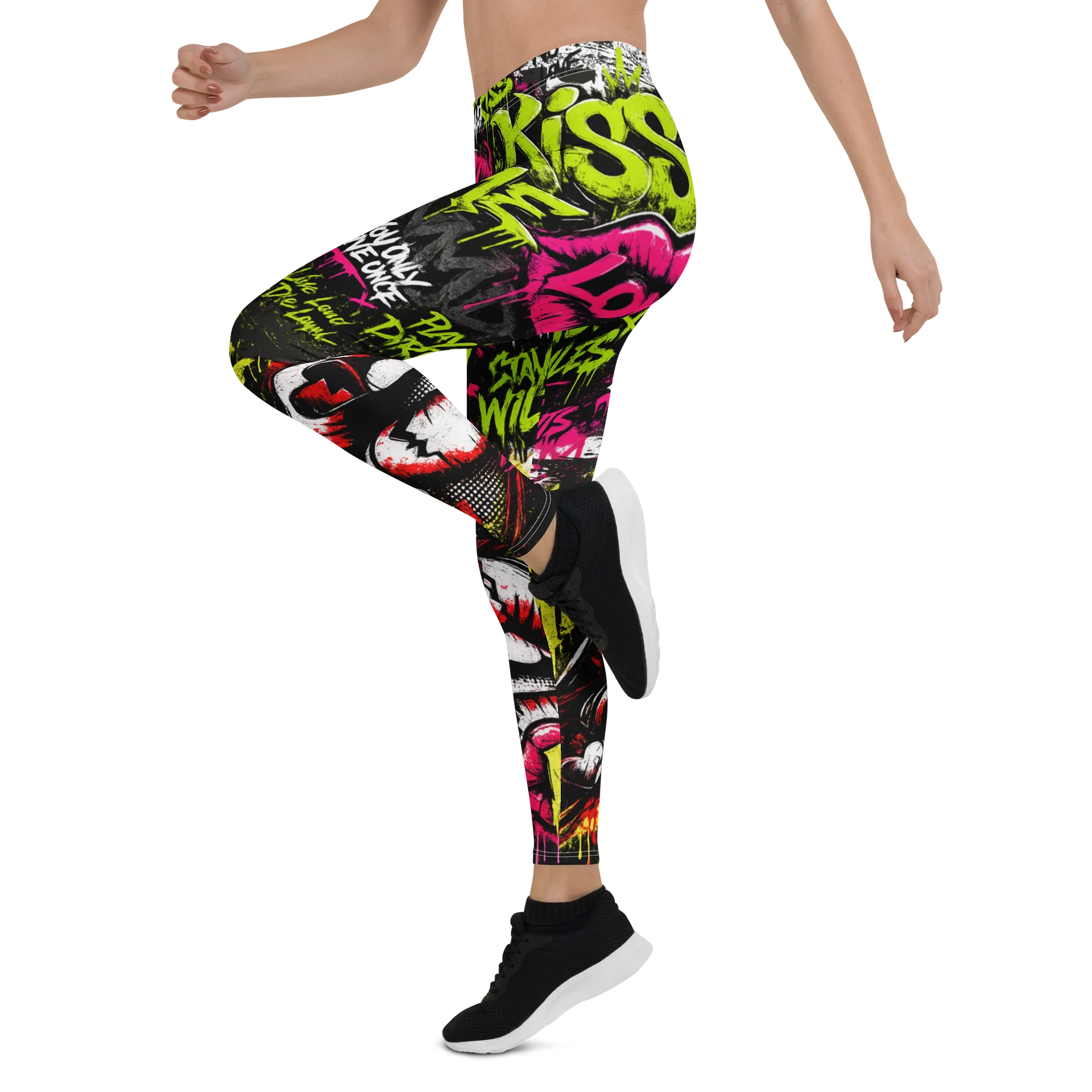Graffiti Kiss Me Leggings product image (5)