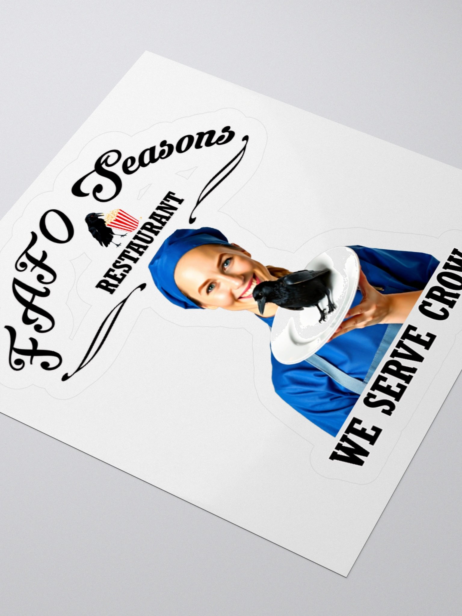 FAFO Seasons Restaurant Sticker - Satirical Anti-MAGA Vinyl Decal product image (4)