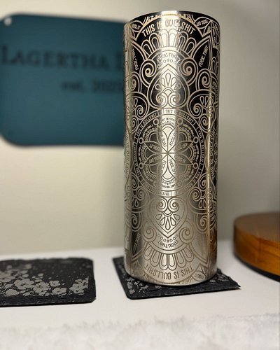 Still working on perfecting settings, but I REALLY love these stainless steel uncoated tumblers! 

This one is the 30 oz Thic...