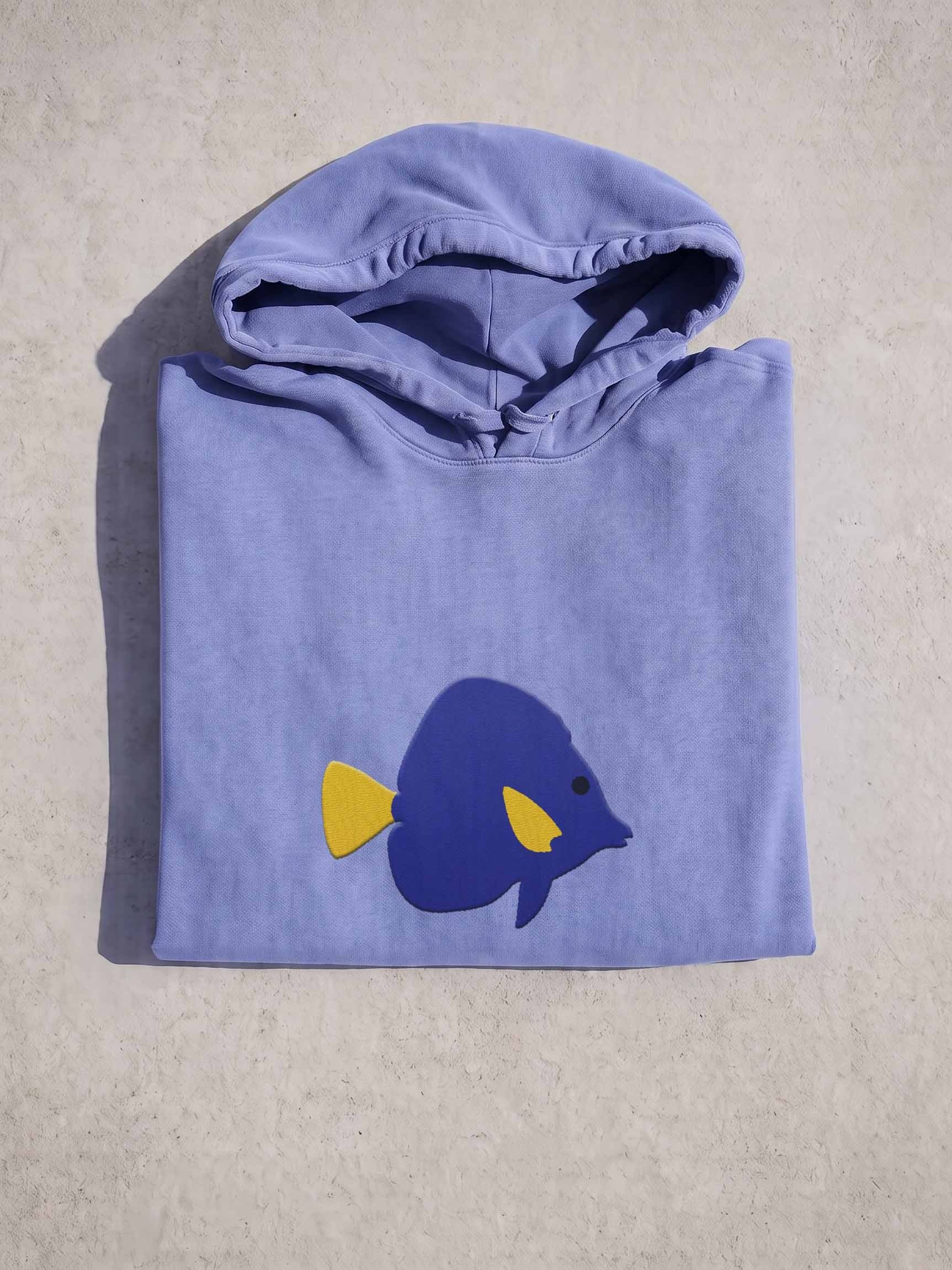 Purple Tang Premium Hooded Sweatshirt (Embroidered) for Reef and Marine Aquarium Lovers product image (1)