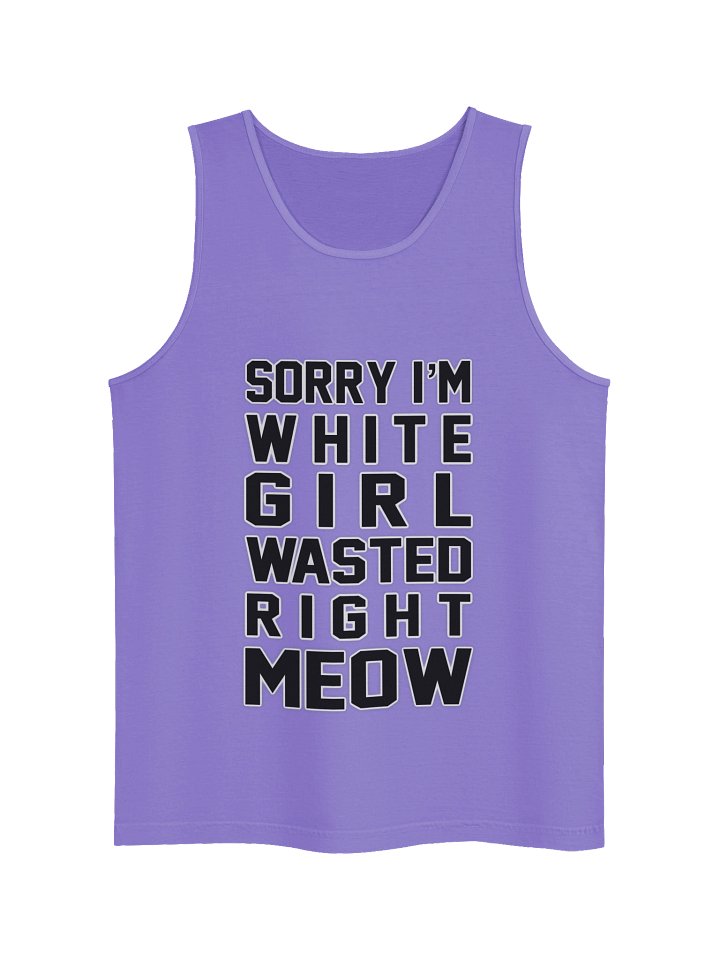 White Girl Wasted Right Meow Tank product image (3)