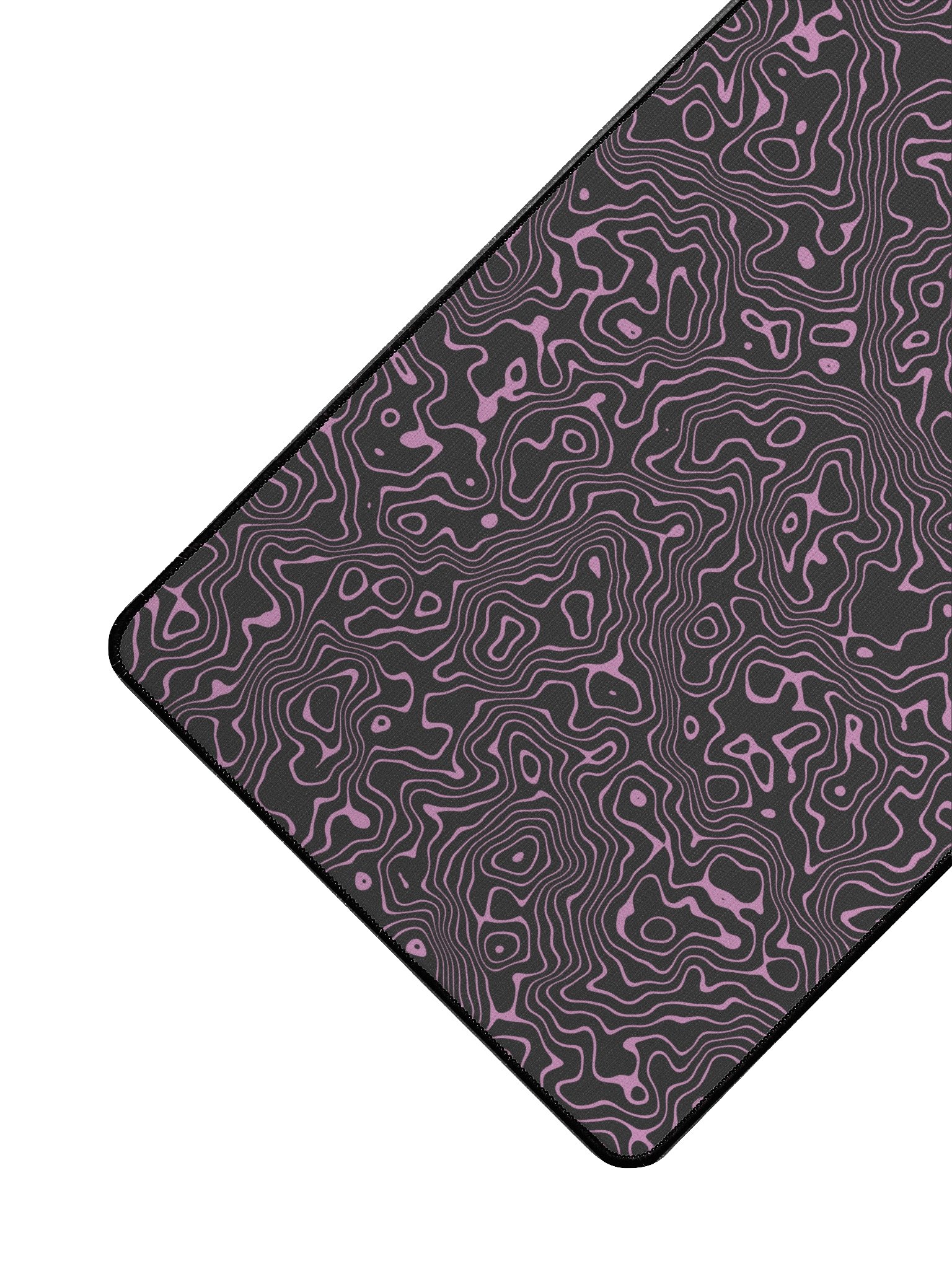 Pink Topographic Desk Mat product image (3)