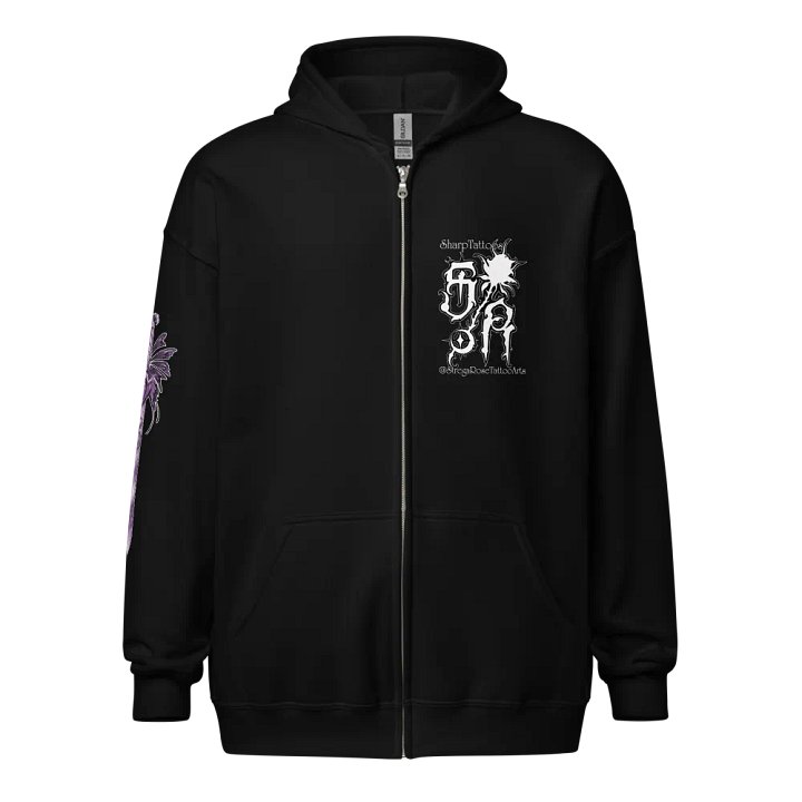 SharpTattoos @ StregaRose (Purple) Zip Hoodie product image (1)