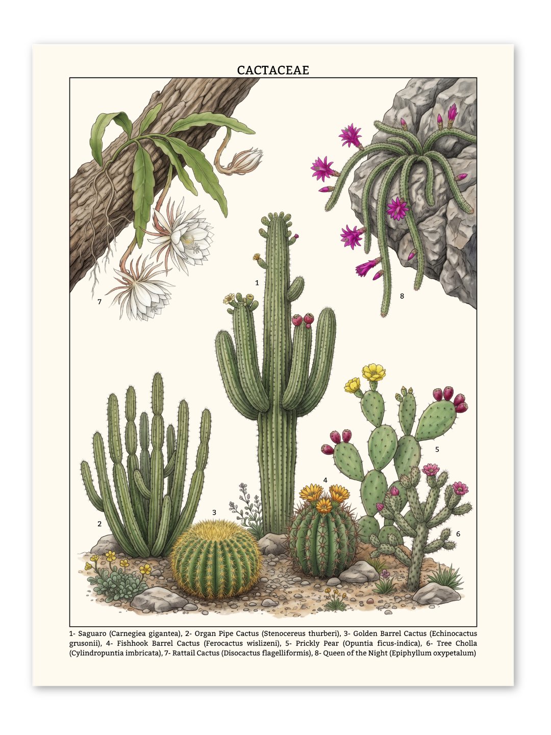 CACTACEAE Poster product image (1)