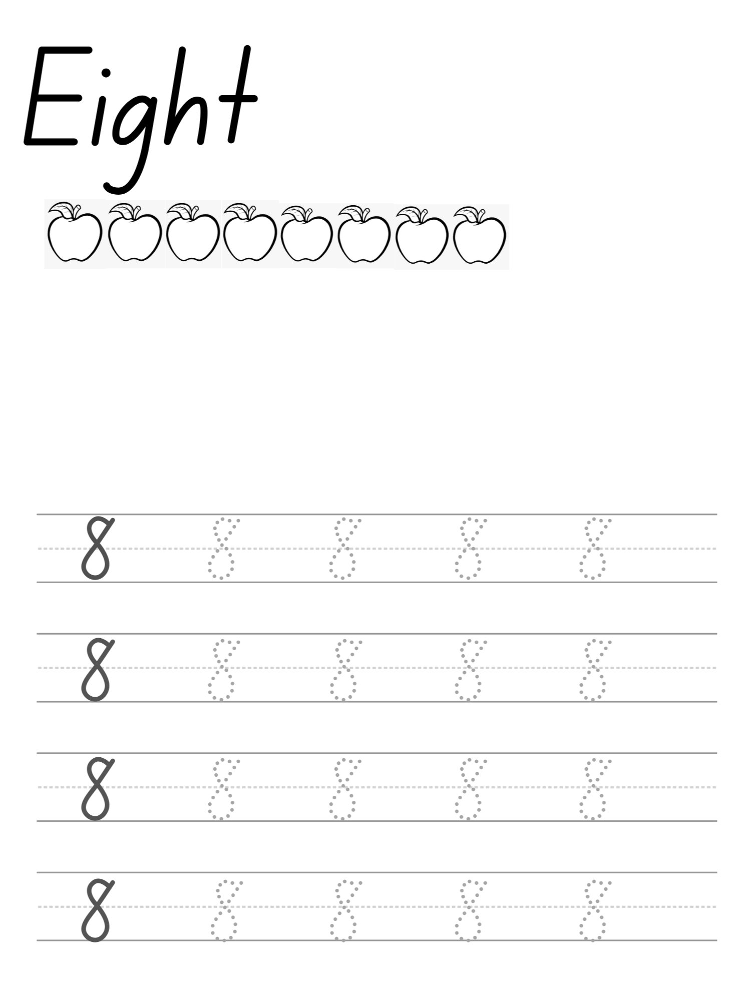 Practice Tracing Numbers and Counting 1-30 product image (2)