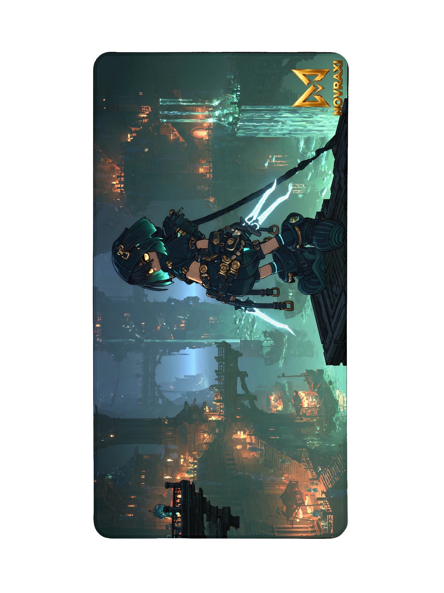 Abyssal Tides × Shadow Diver | XL Gaming Desk Mat product image (5)