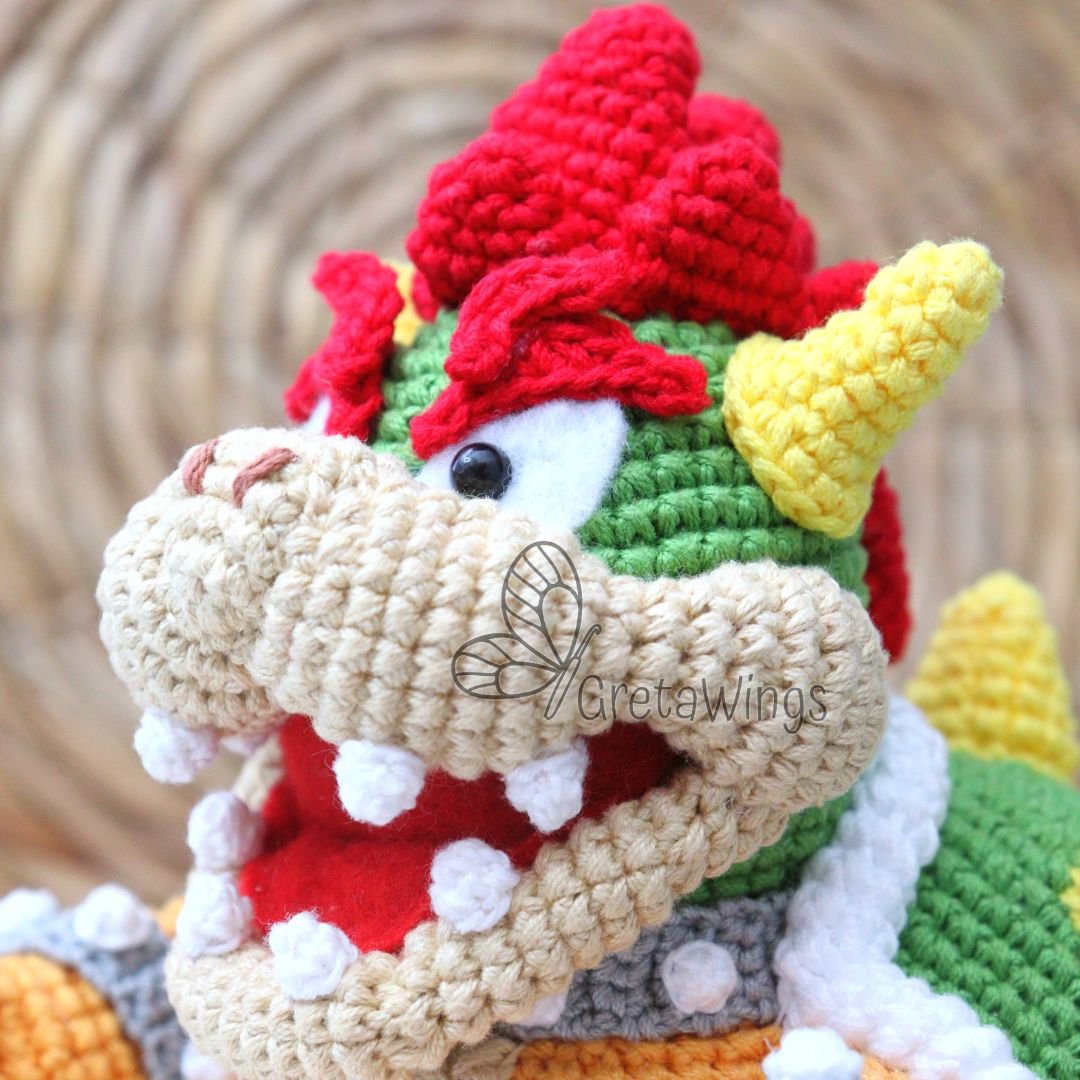 COMBO: Bowser & Bowser Jr. Amigurumi Patterns | Crochet Bundle product image (9)
