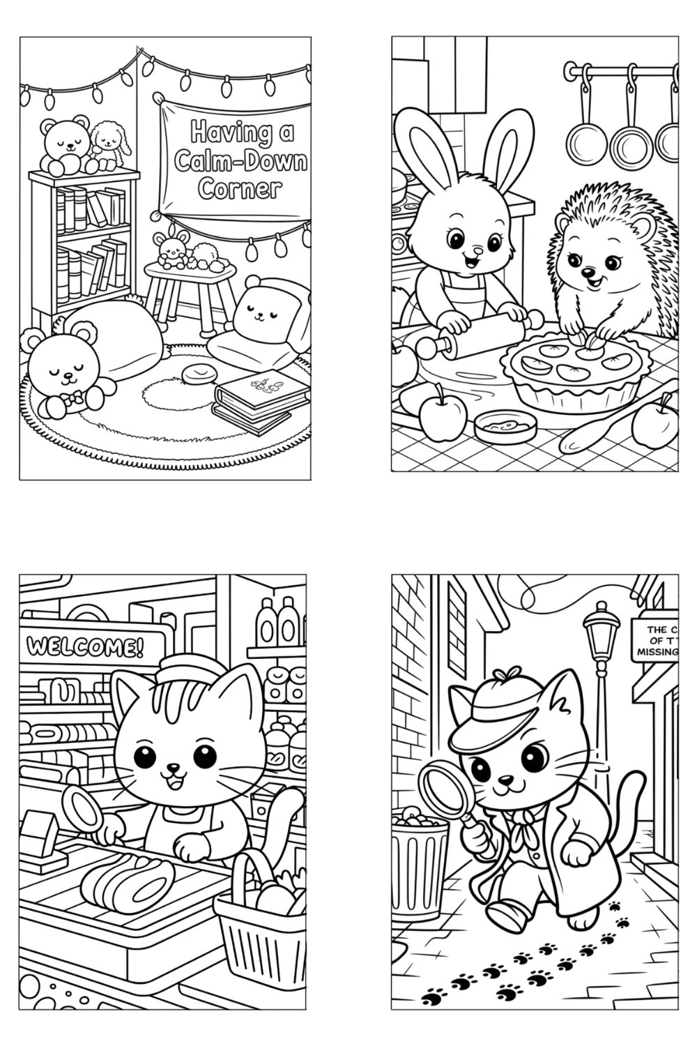 Cute Coloring Book for Adults product image (3)