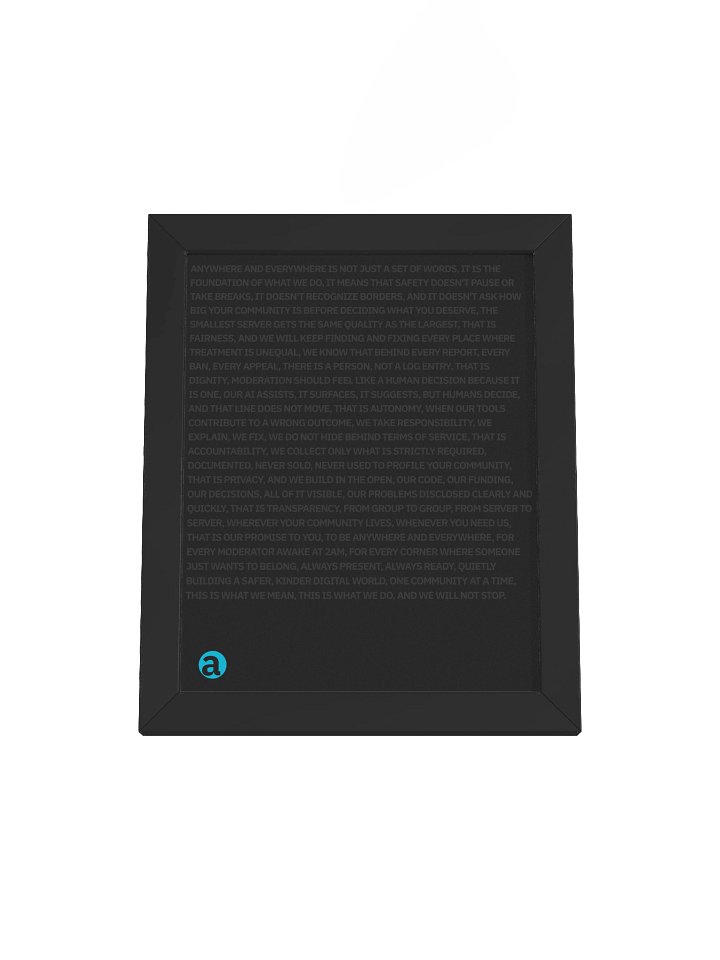 Anywhere and Everywhere "manifesto" Poster product image (1)