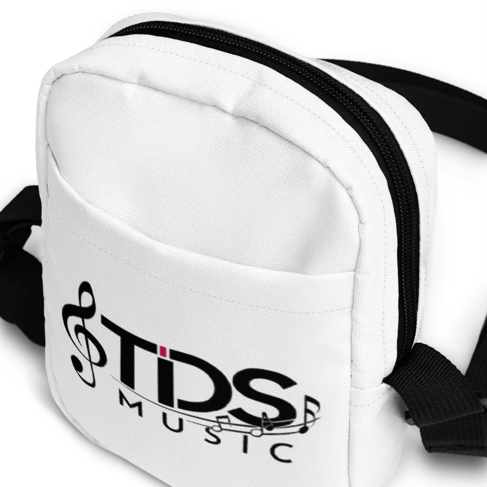 TDS Music White Crossbody Bag with All-Over Musical Print product image (8)