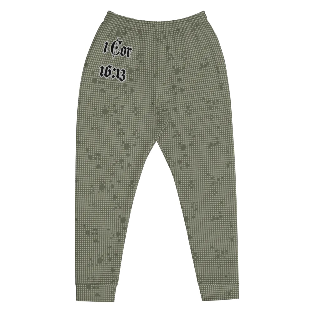 Faithful Camo: 1 Corinthians 16:13 Male Joggers - Desert Night Camo product image (9)