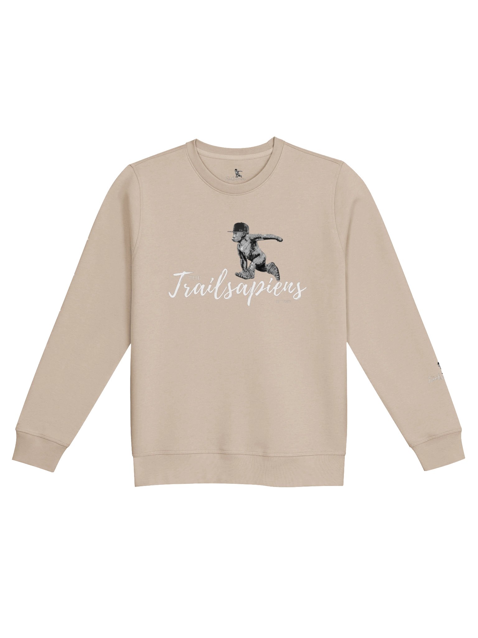 ECO-Friendly & Organic Premium Quality - Sweatshirt with Trailsapiens logo product image (2)