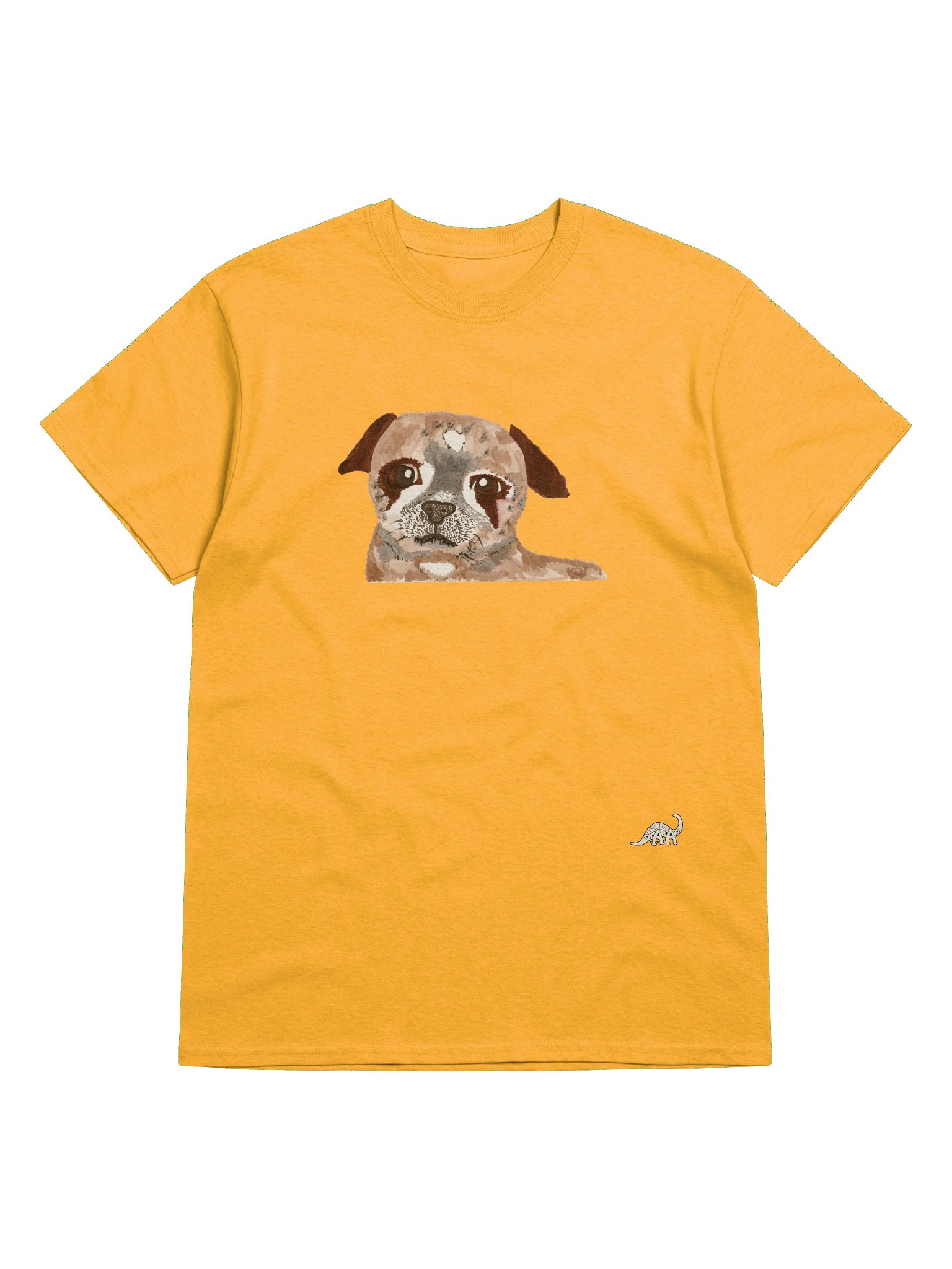 Pug Watercolour Heavyweight T-Shirt product image (4)