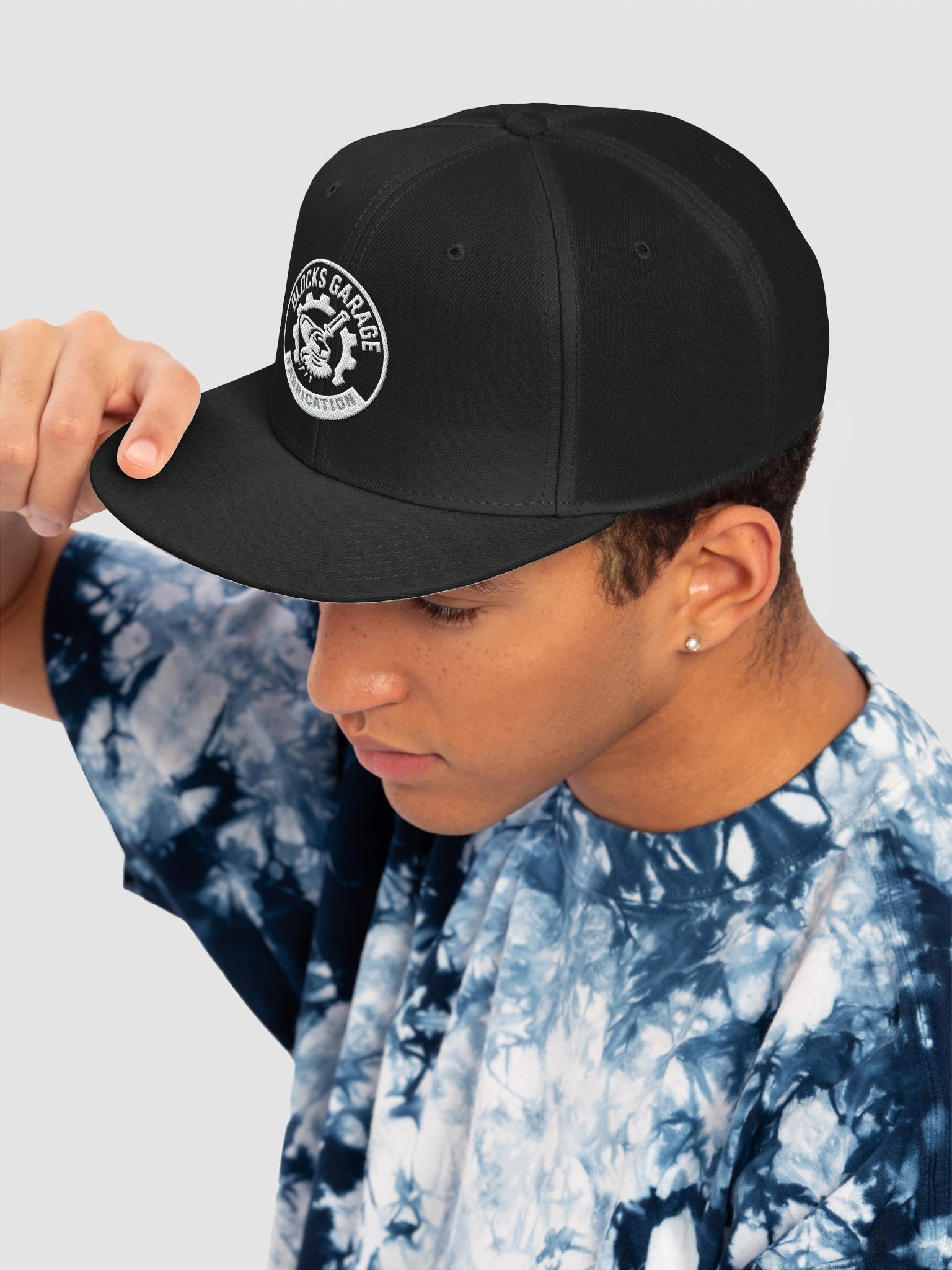 Blocks Garage Flat Brim Hat product image (7)