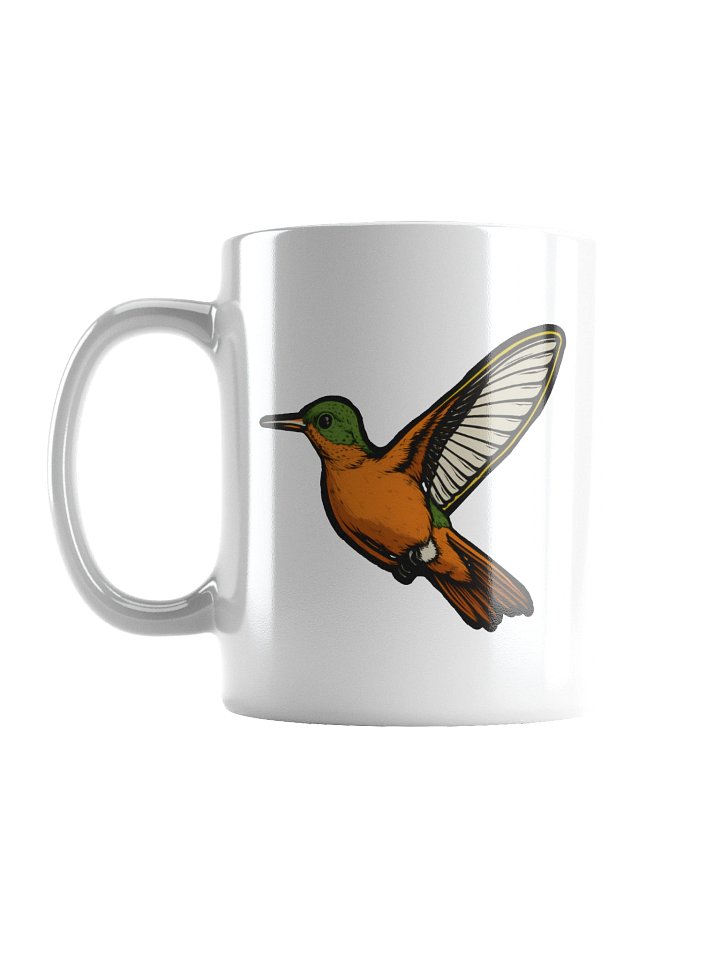 Vibrant Cinnamon Hummingbird Flight Mug product image (1)
