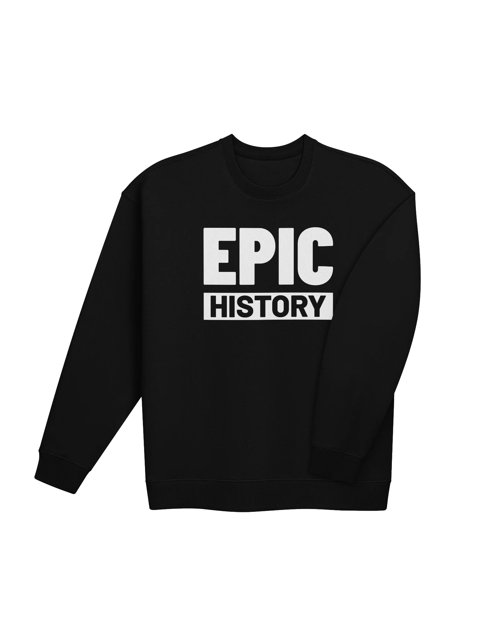 Epic History Logo - Oversized Sweatshirt (White Logo) product image (4)