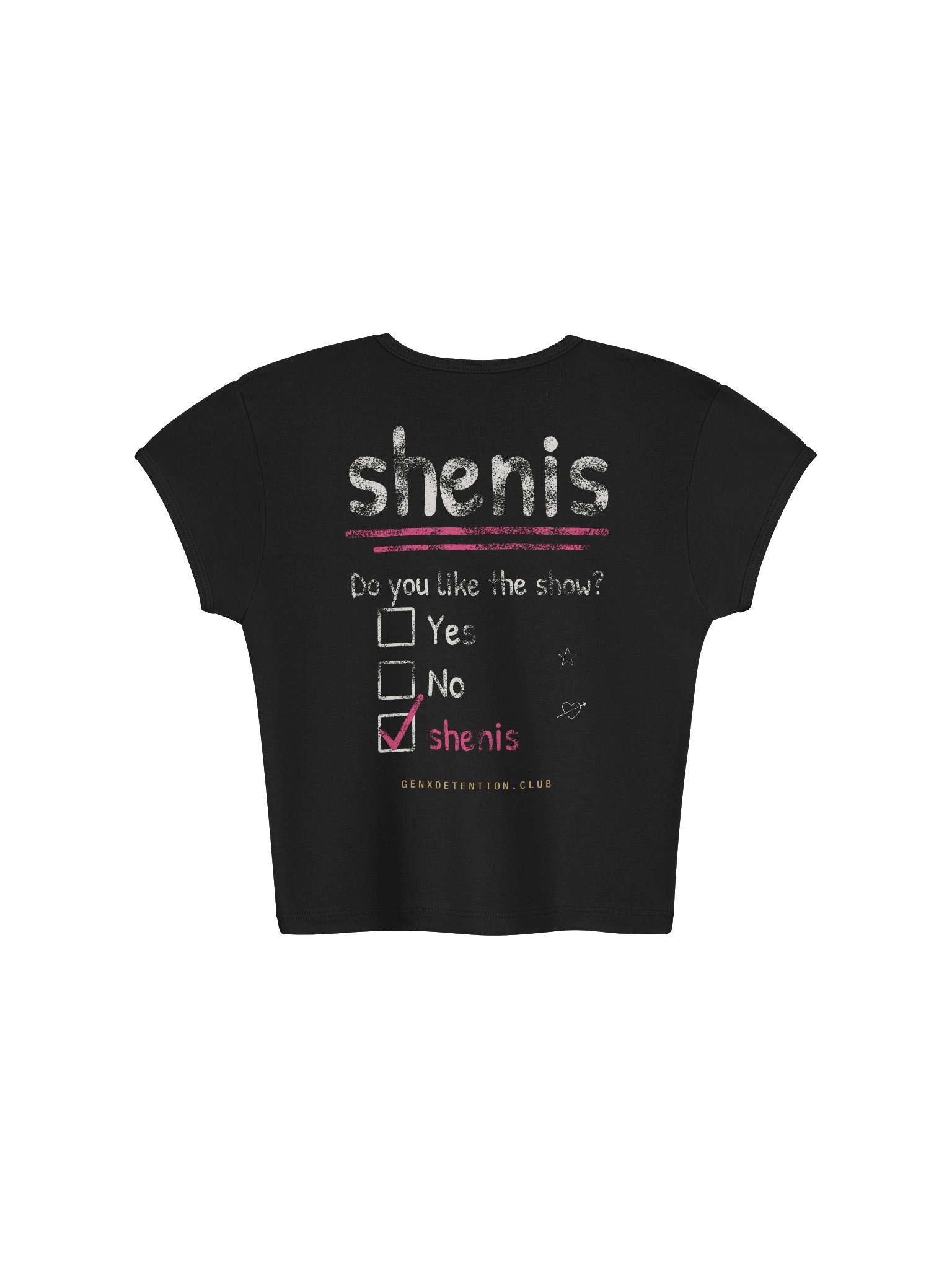 Passed Notes Baby Tee product image (4)