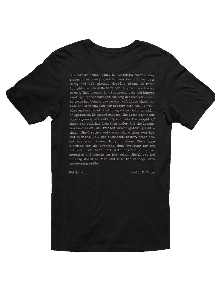 Cutthroat Tshirt product image (4)