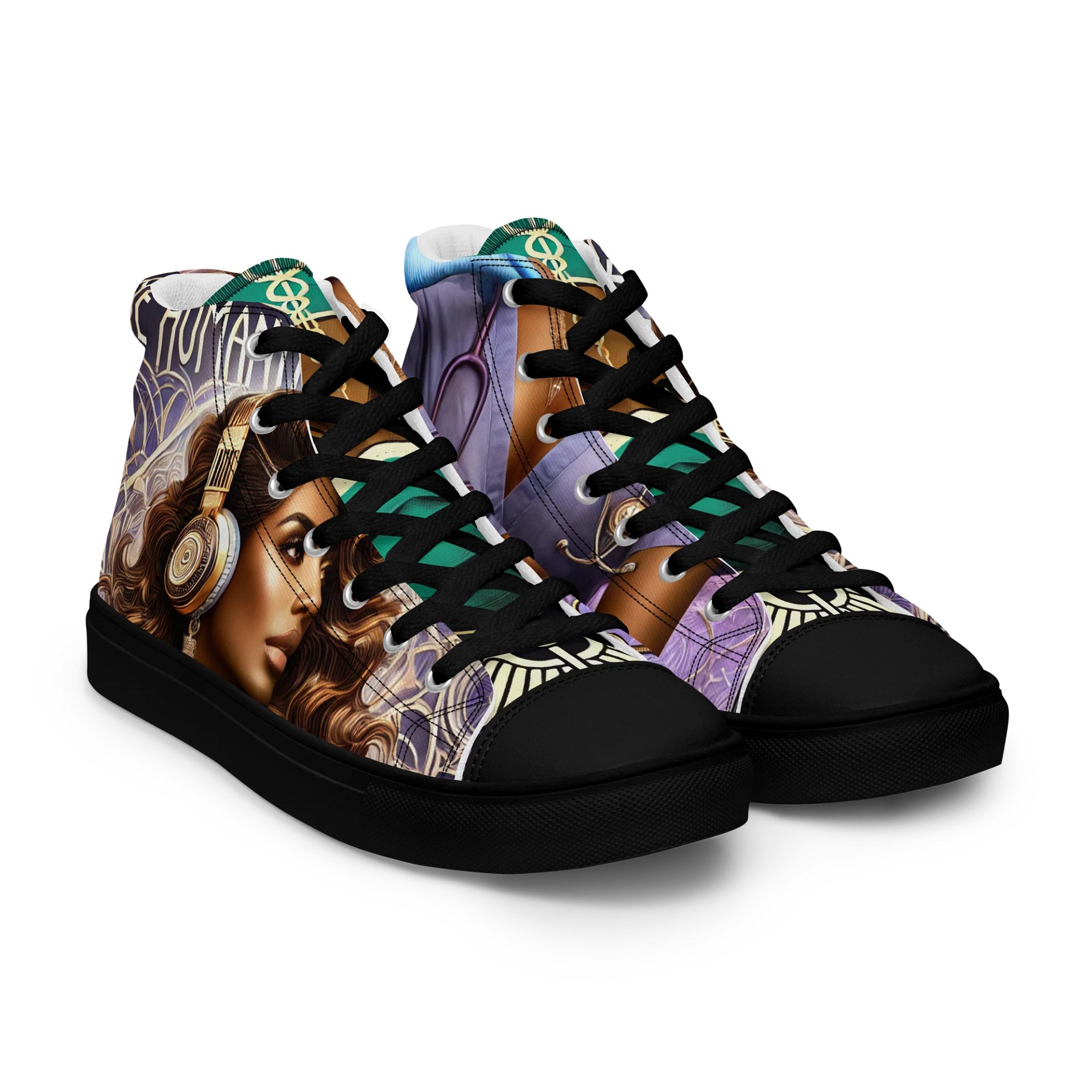 Humanities In Medicine Lovely Lavender Lady Custom Curated High Top Shoes product image (8)