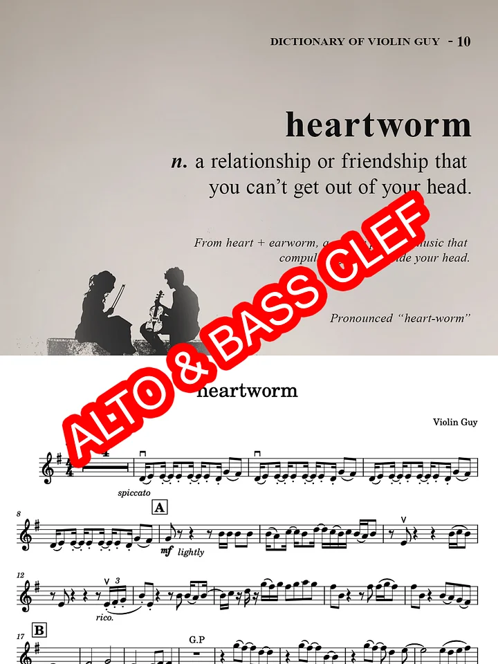 heartworm - Alto & Bass Clef product image (1)