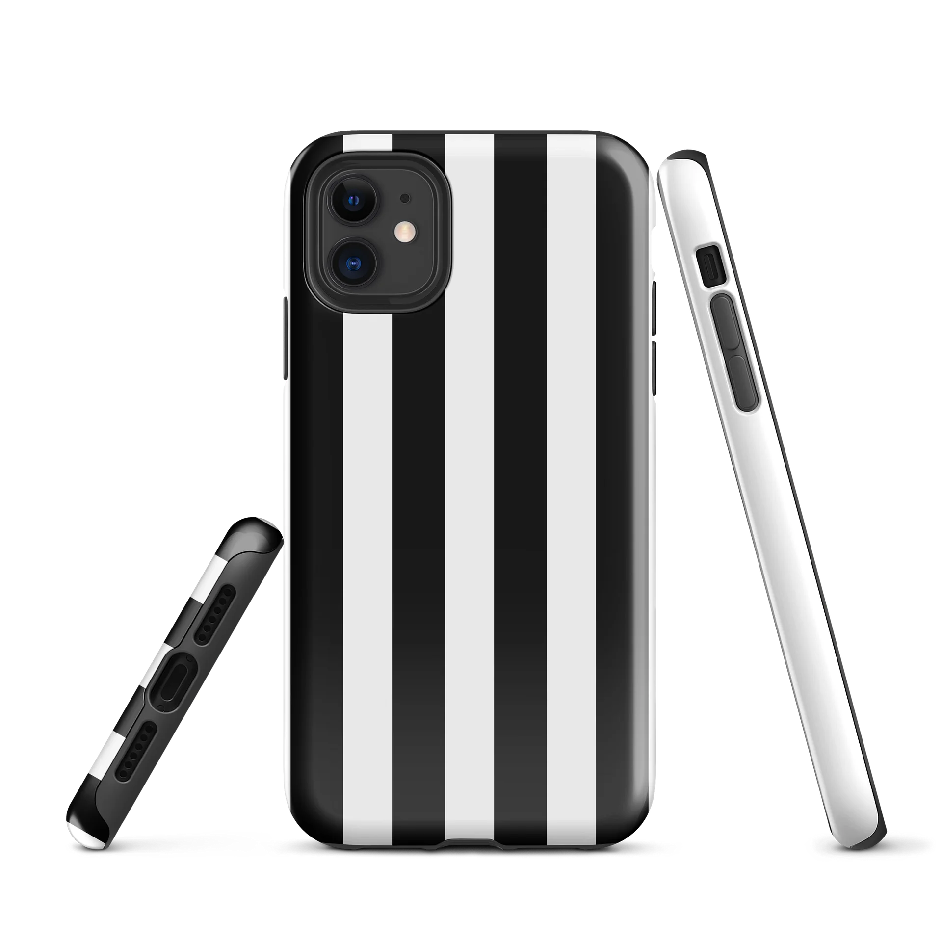 black and white stripe i phone case product image (1)
