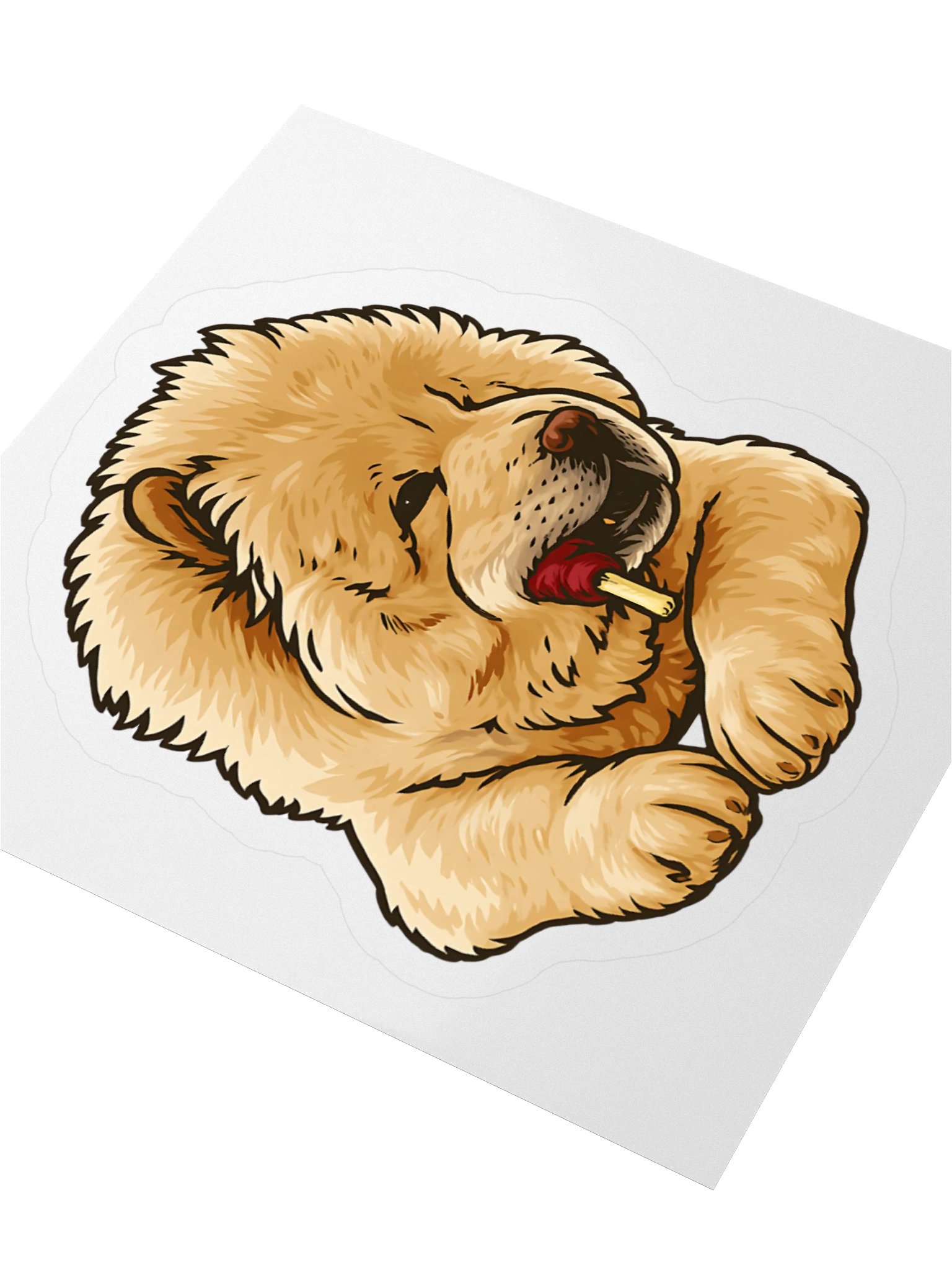 Fluffy Pie Snack Time Sticker product image (8)