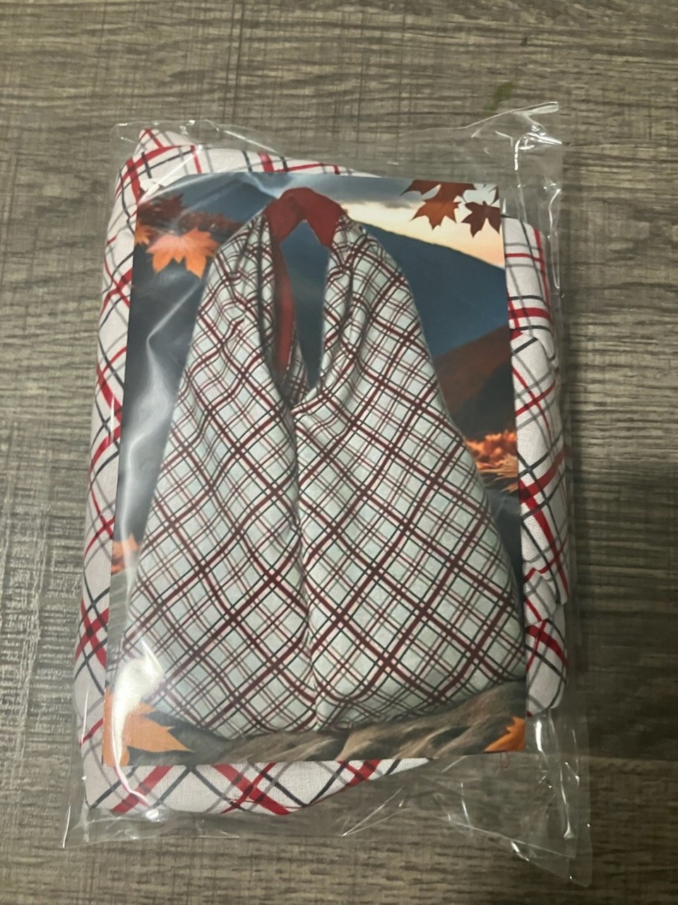 Minimalist Red & Black Plaid - Grab N Go Small Tote product image (2)