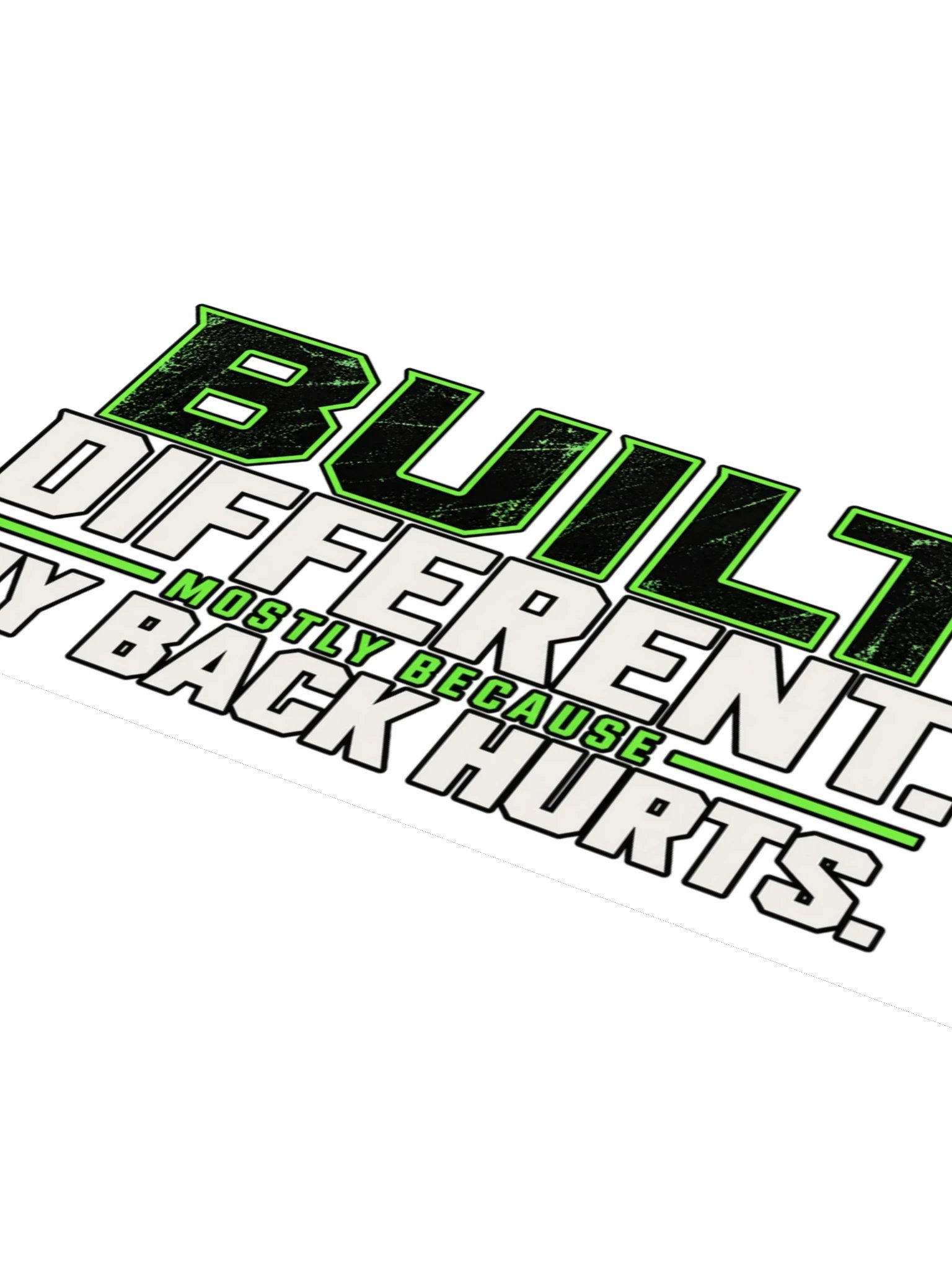 Moose Built Different Sticker product image (4)