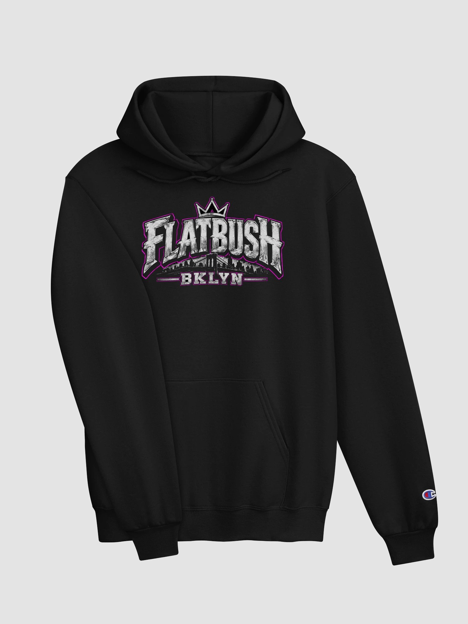 Flatbush Bklyn Hoodie (Magenta) product image (3)