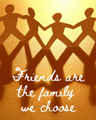 Don't waste time waiting for things to slow down to reach out to friends. They love you through your goods and your bads. We ...