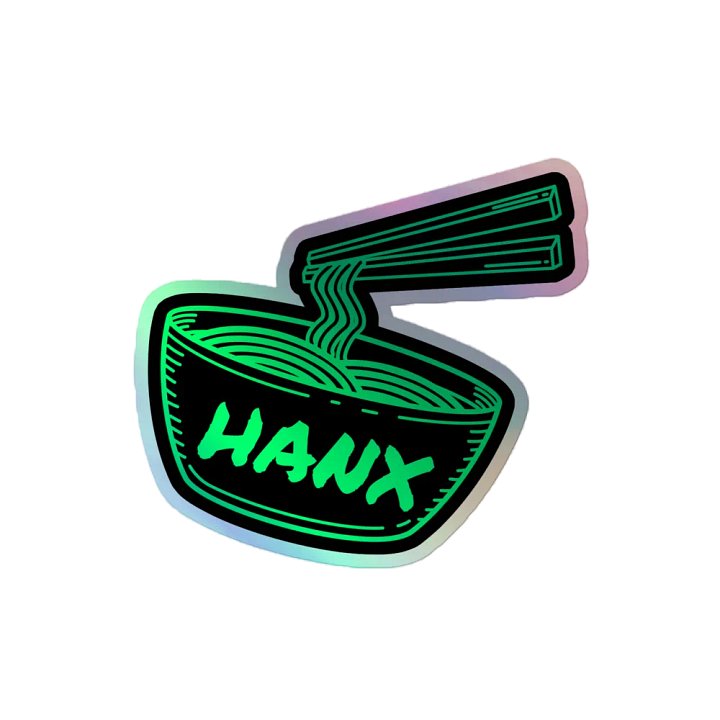 Hanx !Noods – Holographic Sticker product image (2)