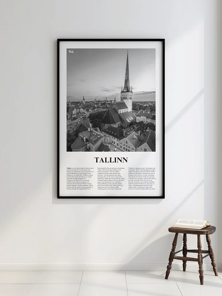 Tallinn 02 Newspaper Poster product image (2)