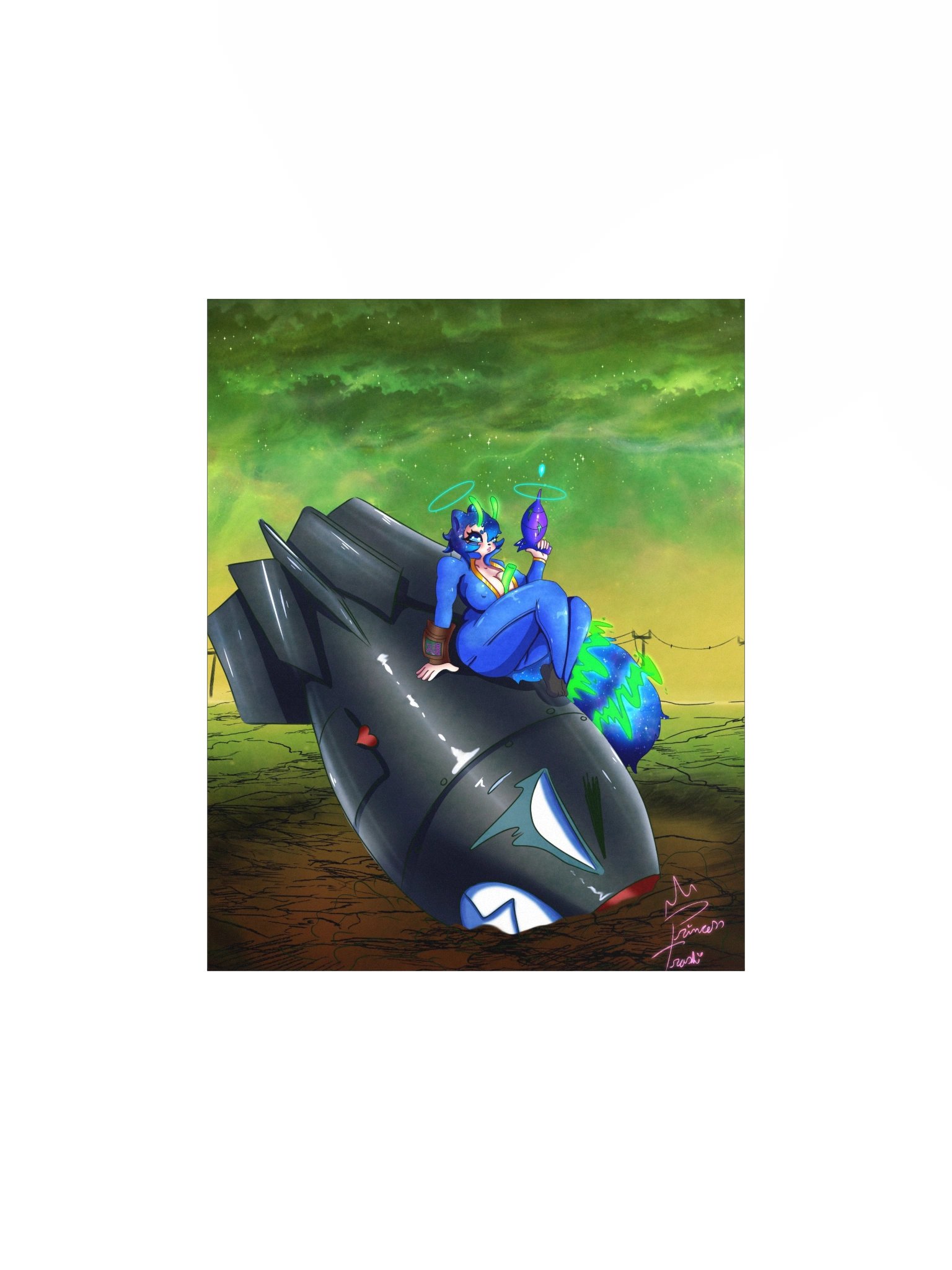 Pint sized atom bomb poster product image (3)