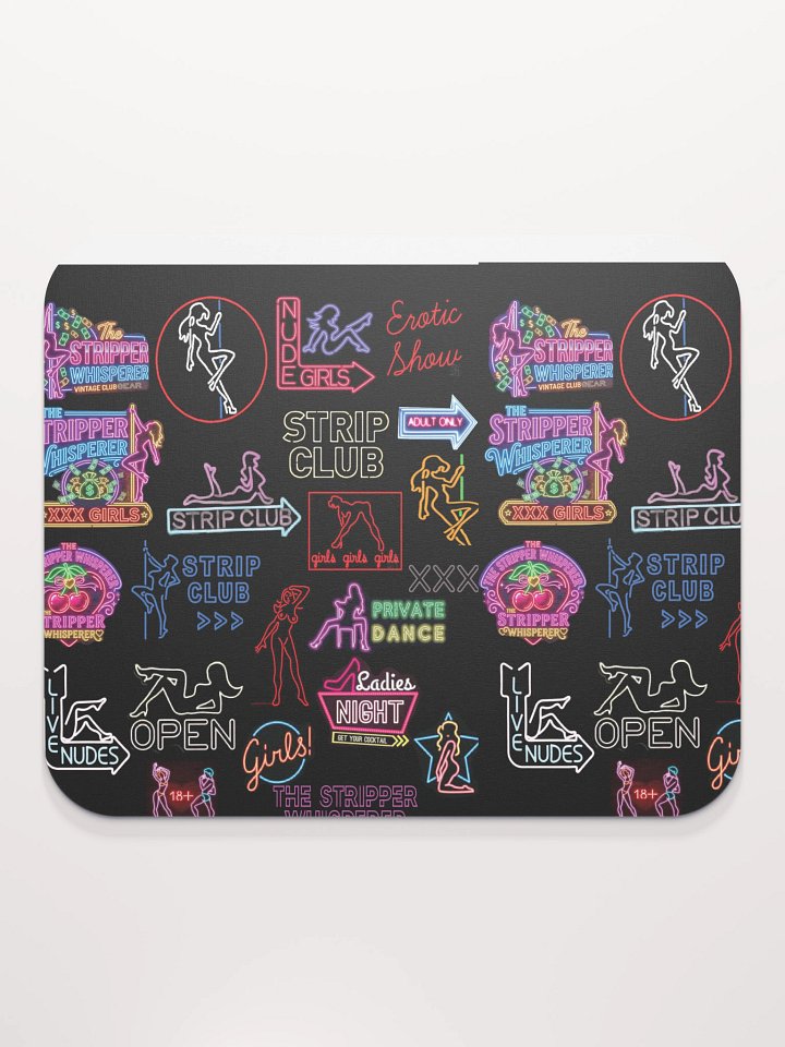 the neon sign mousepad product image (2)