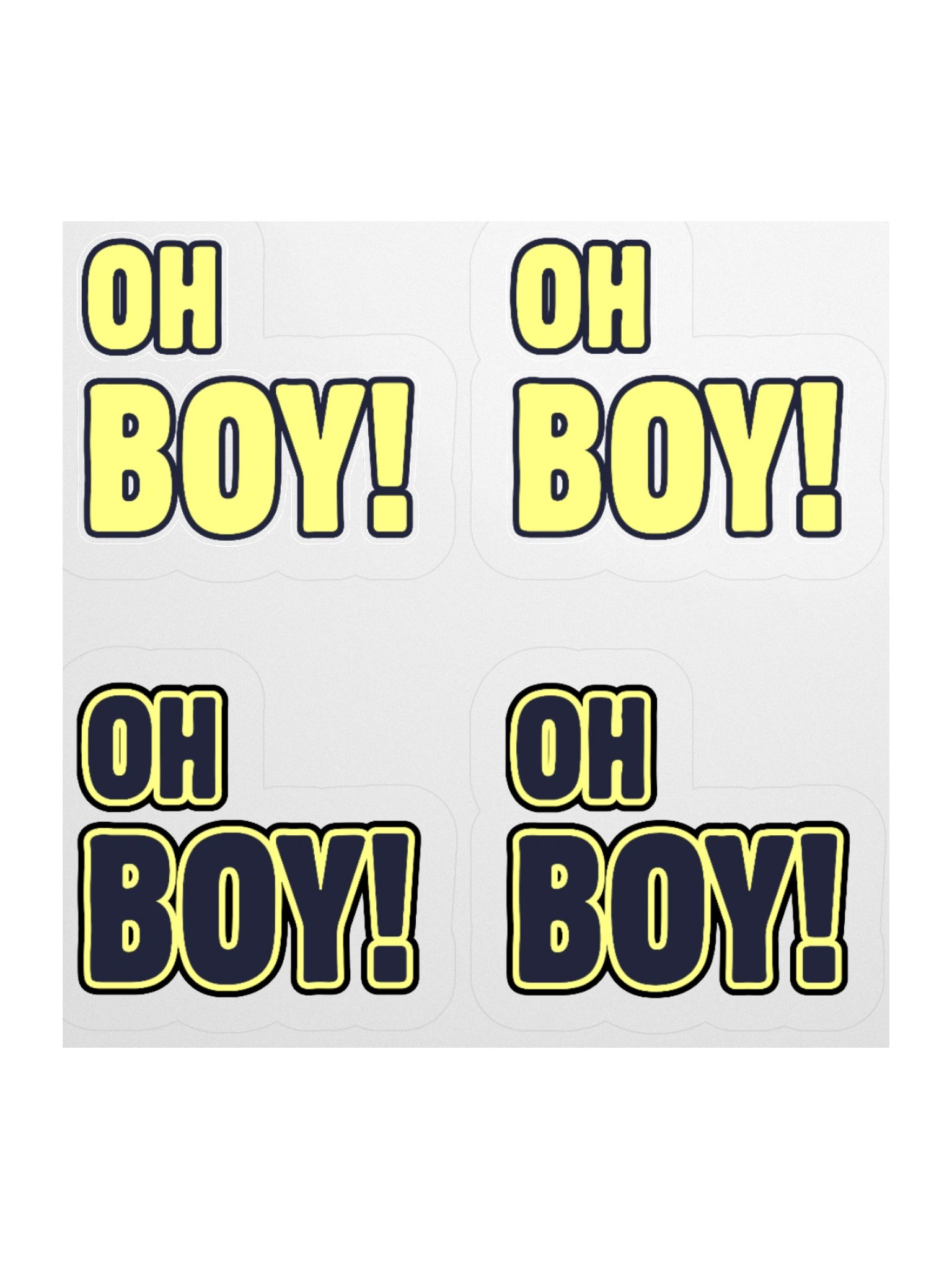OH BOY Stickers product image (2)