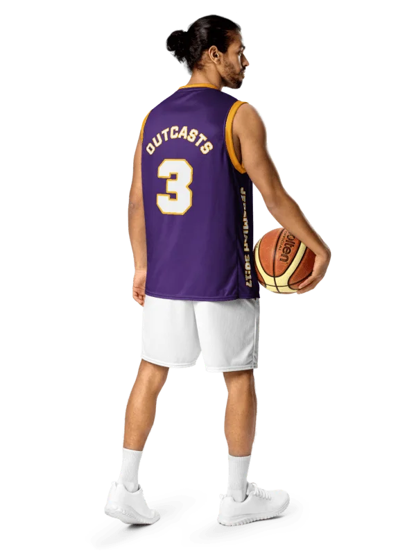Outcasts Basketball Jersey Purple/Gold product image (3)