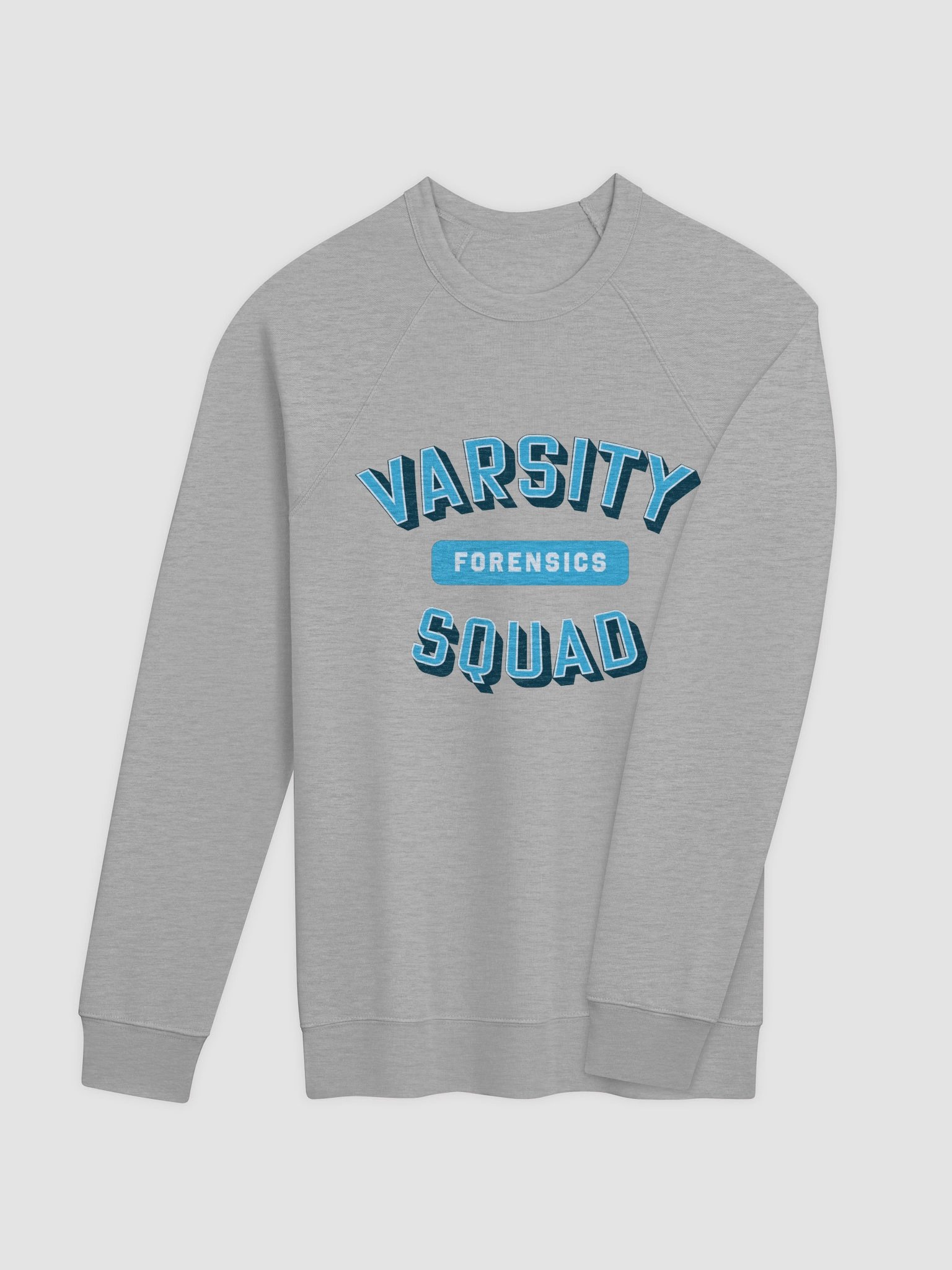 Varsity Forensics Squad Pullover Sweatshirt - Light Grey product image (4)