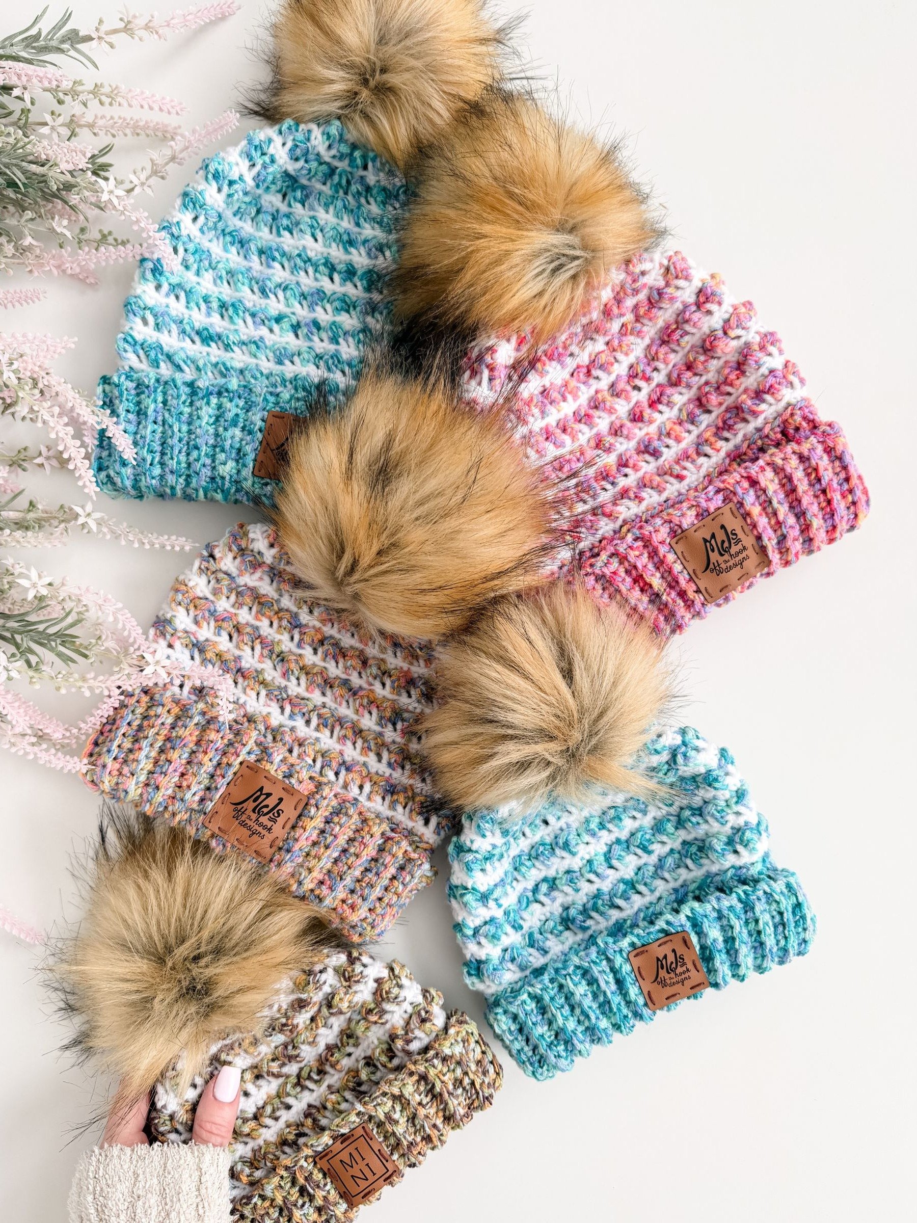 Winterberry Beanie Crochet Pattern product image (1)