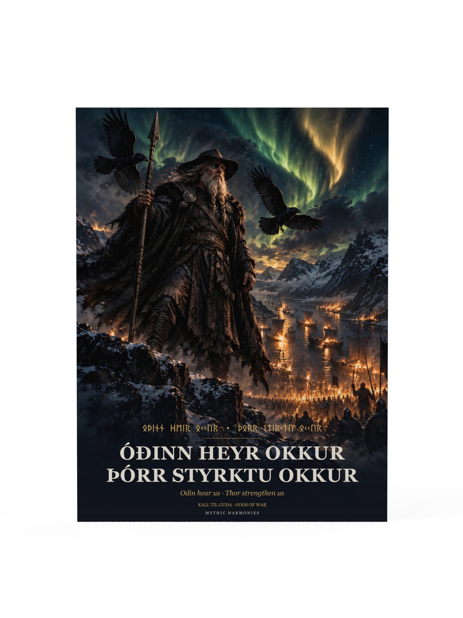 Óðinn heyr okkur — Gods of War Art Poster product image (2)