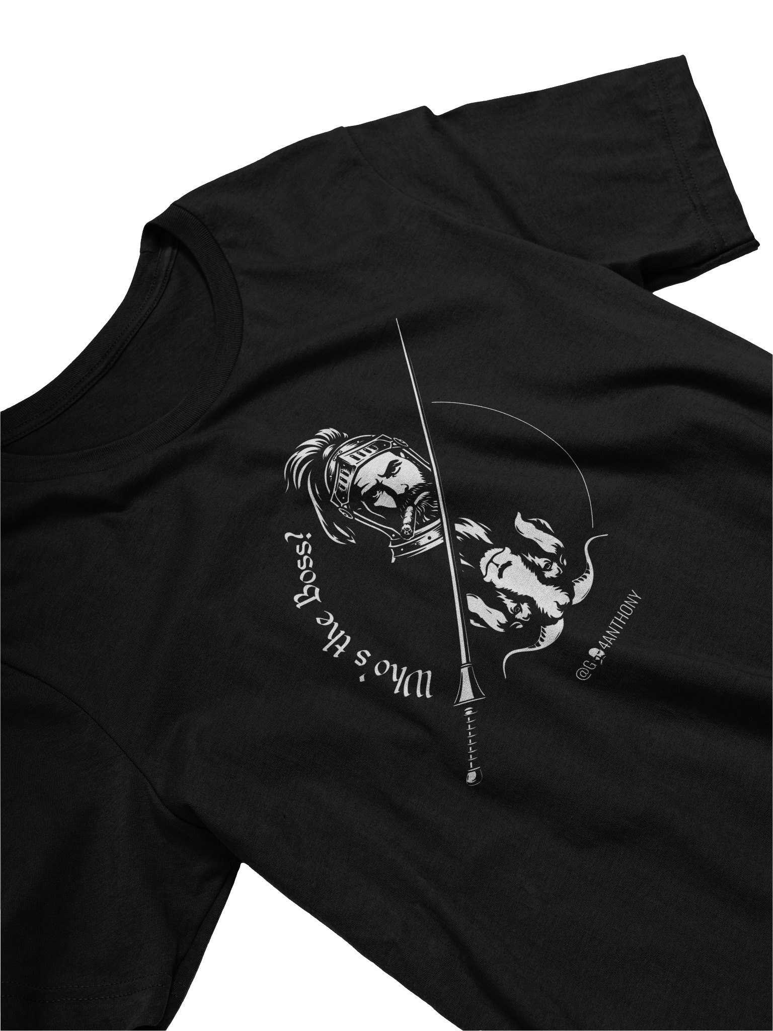 WHO'S THE BOSS? SPLIT CREST TEE product image (3)
