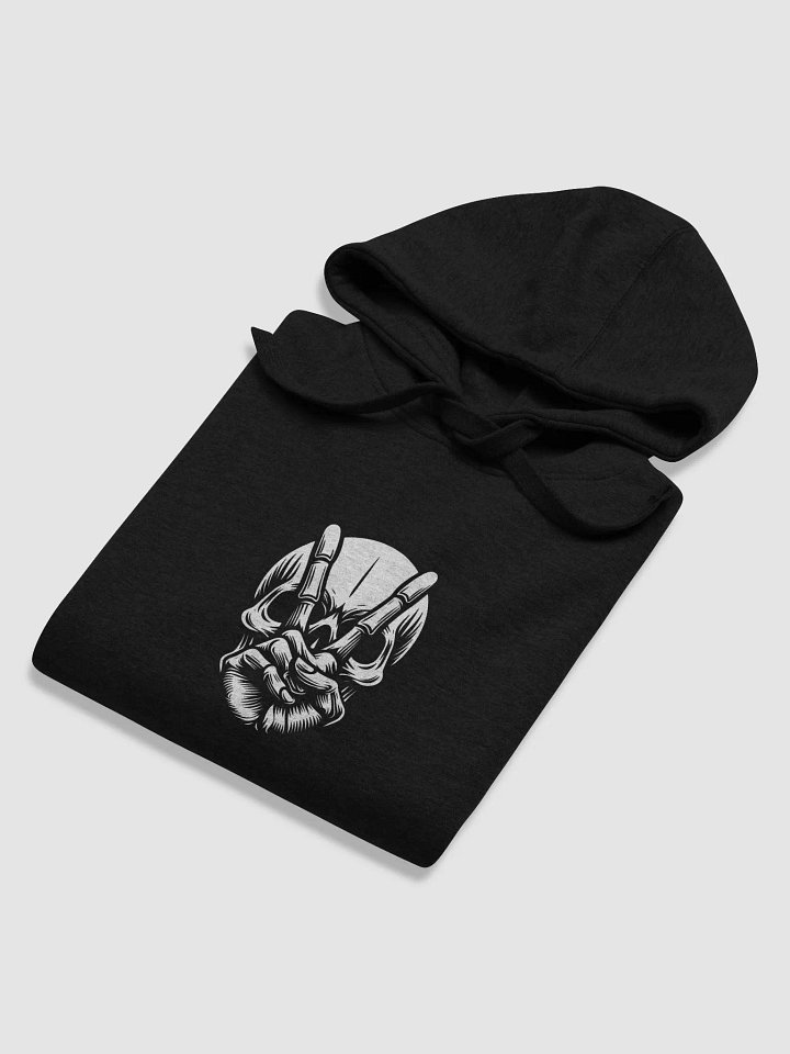 Sonic Skull Vibes Hoodie | AI Design peace skull image product image (1)