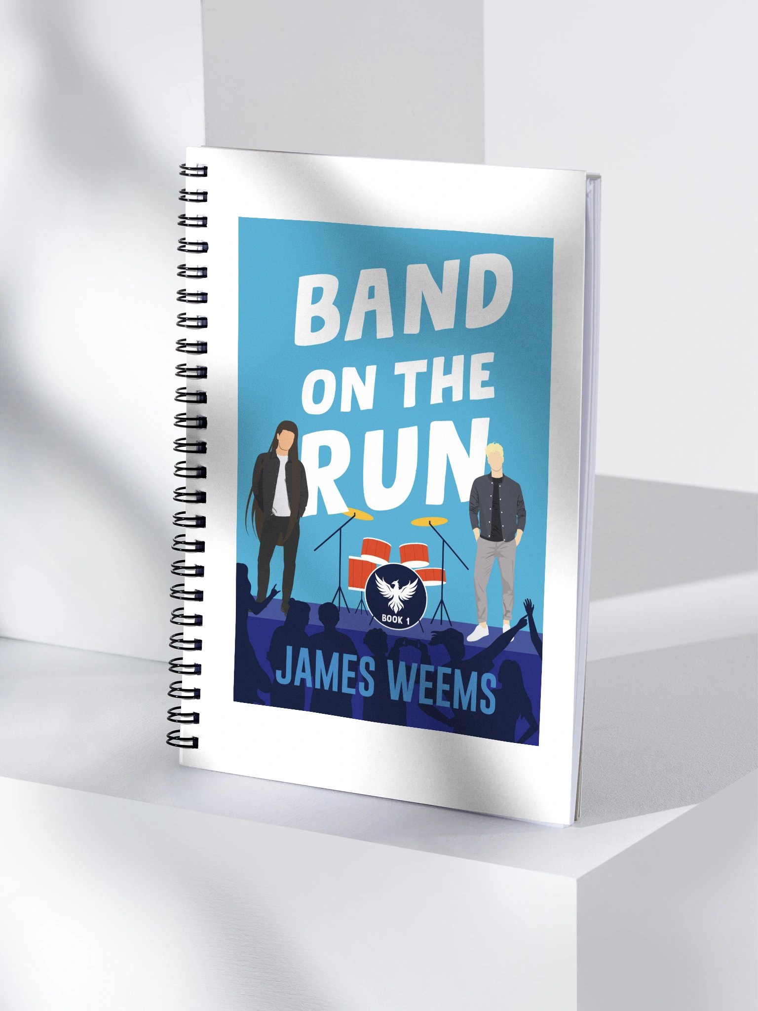 Band on the Run Spiral Notebook product image (4)