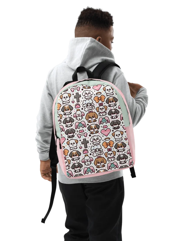 Puppies and Crosses Minimalist Backpack product image (9)