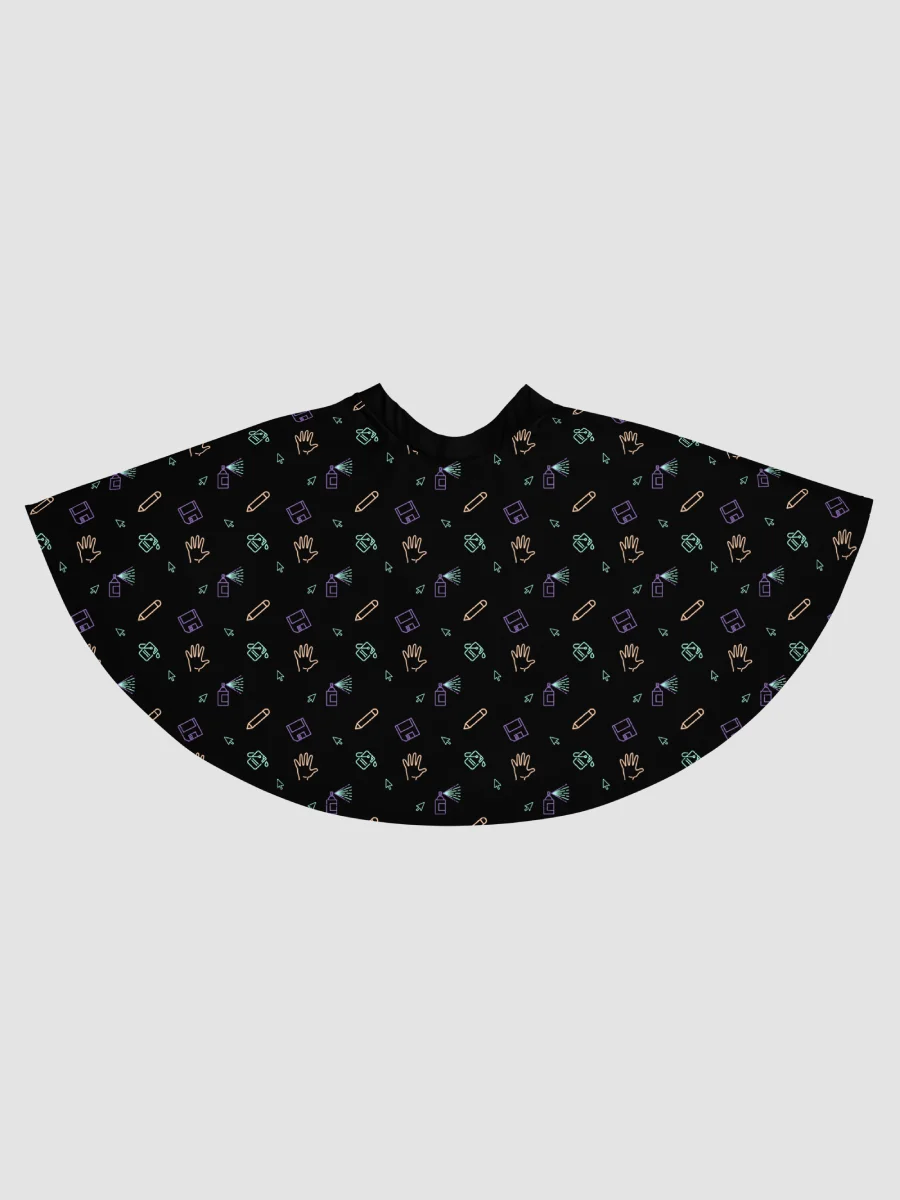 Computer Lab pattern skater skirt product image (6)