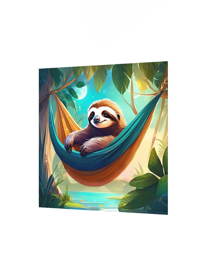 Sloth Serenity Matte Poster product image (6)